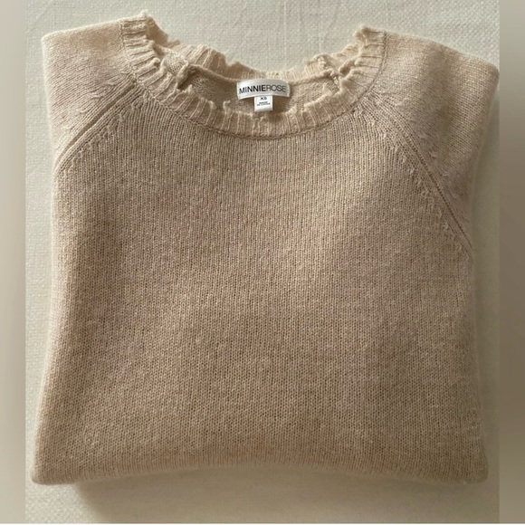 Minnie Rose Cashmere Crewneck - Picture 2 of 6